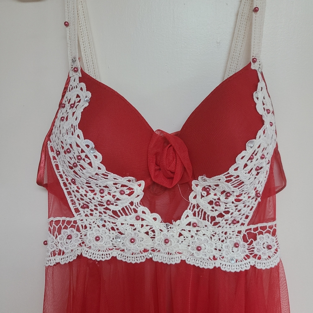 Vintage Tulle Nightgown - Picture 5 of 6